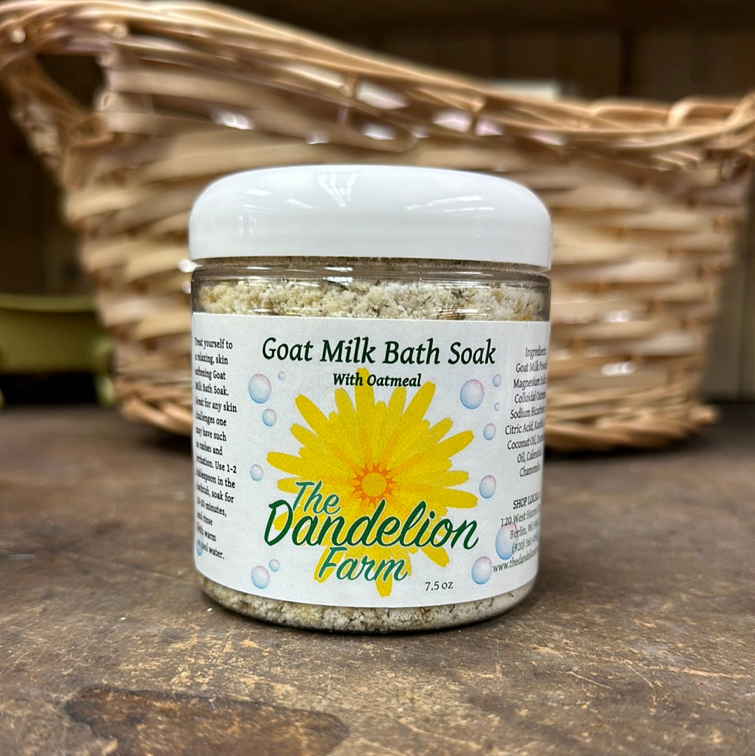 Goats Milk Bath Soak with Oatmeal