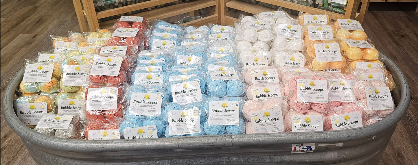 Bubble scoops
