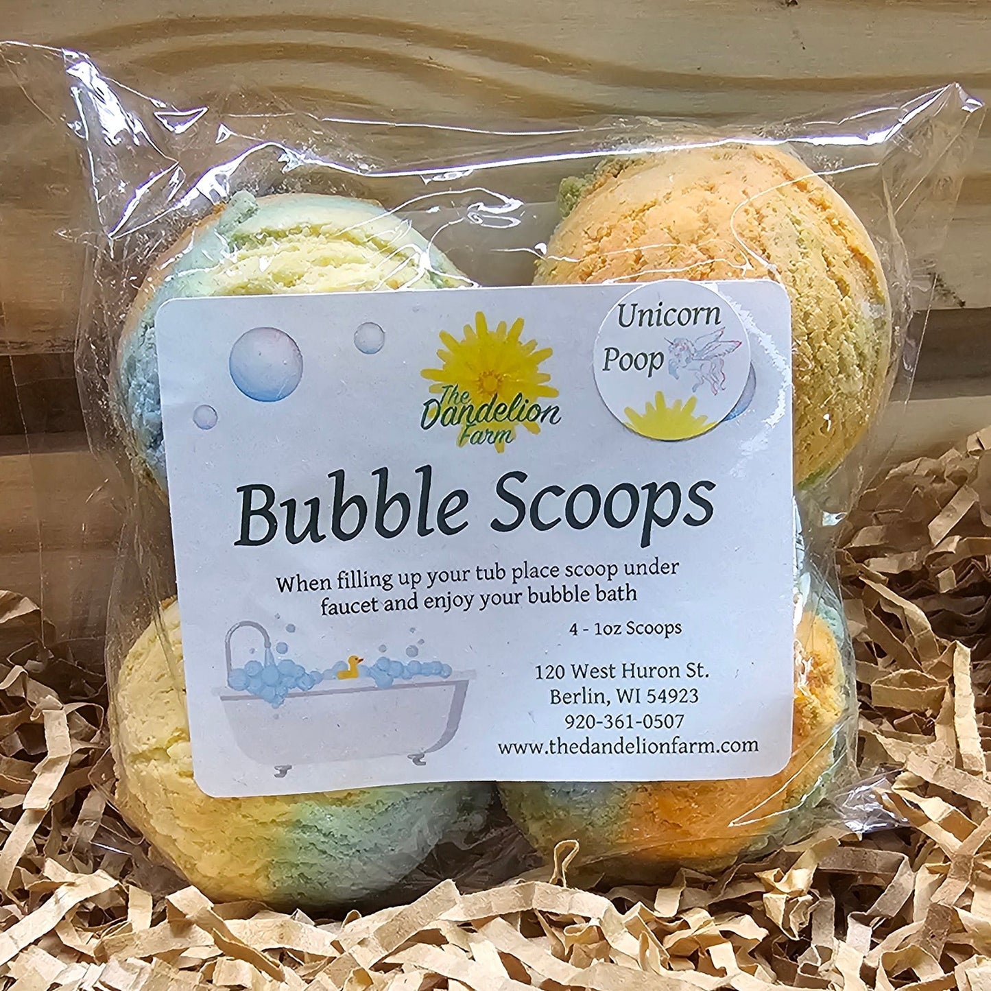 Bubble scoops