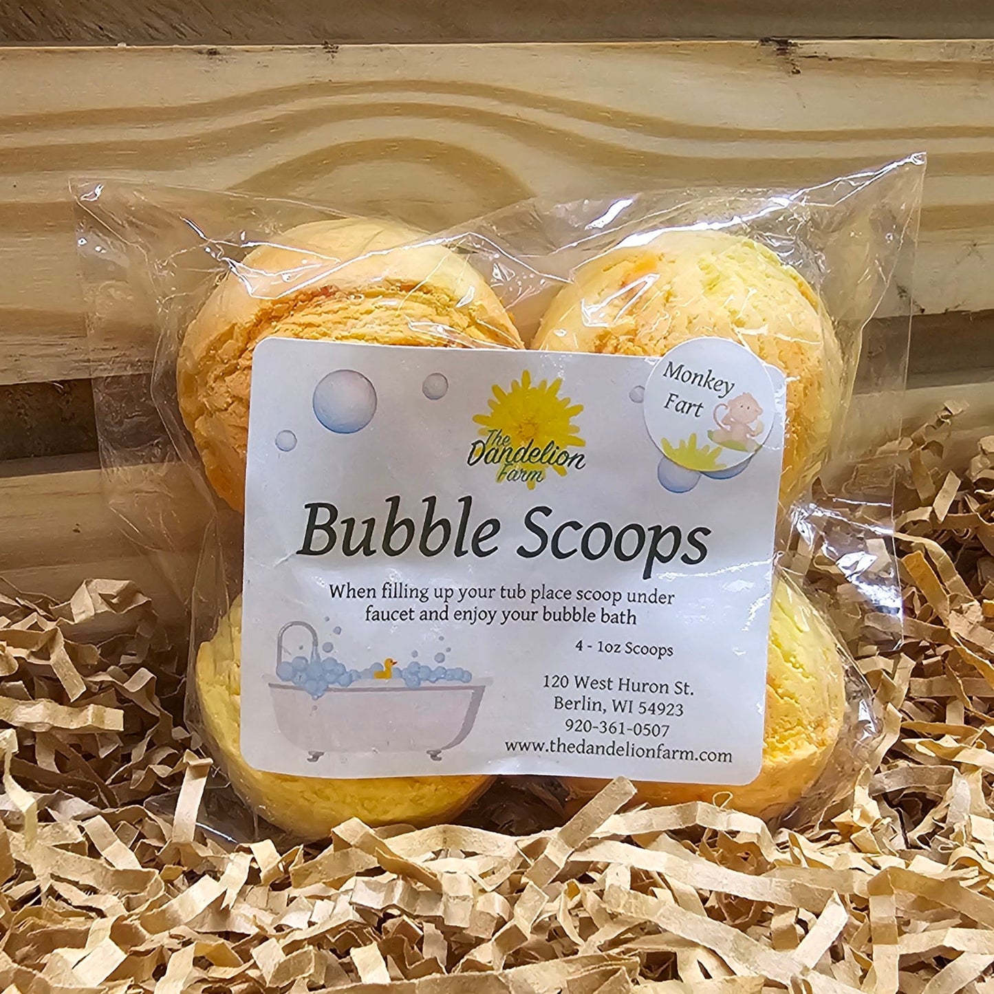Bubble scoops