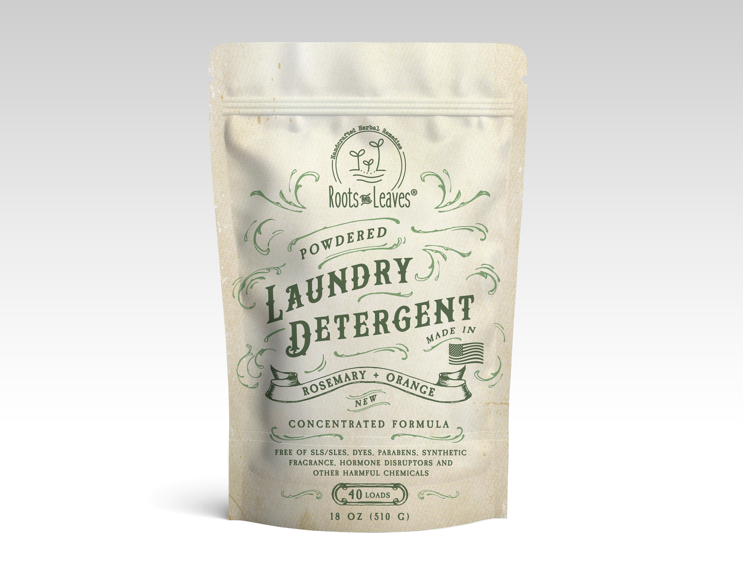 Powdered Laundry Detergent - Rosemary Orange