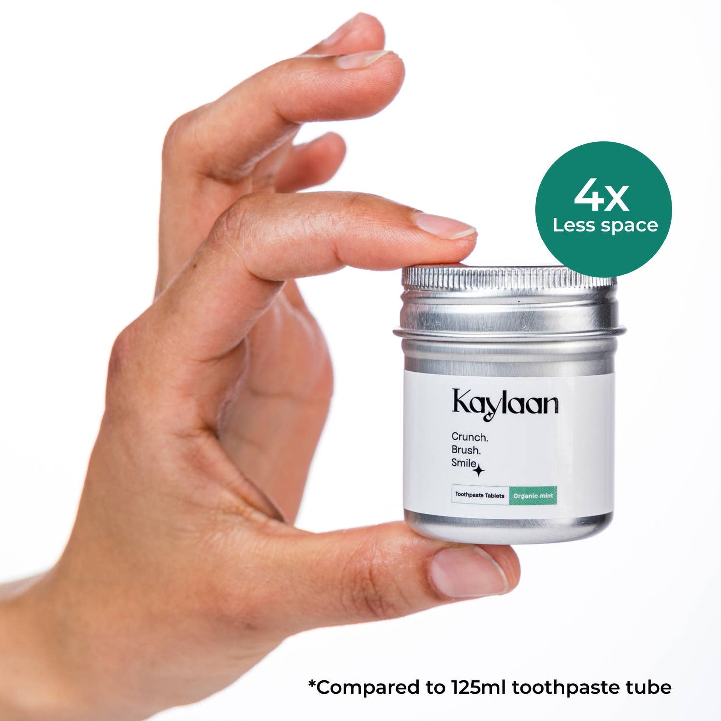 Fluoride Toothpaste Tablets | Mint| Tin