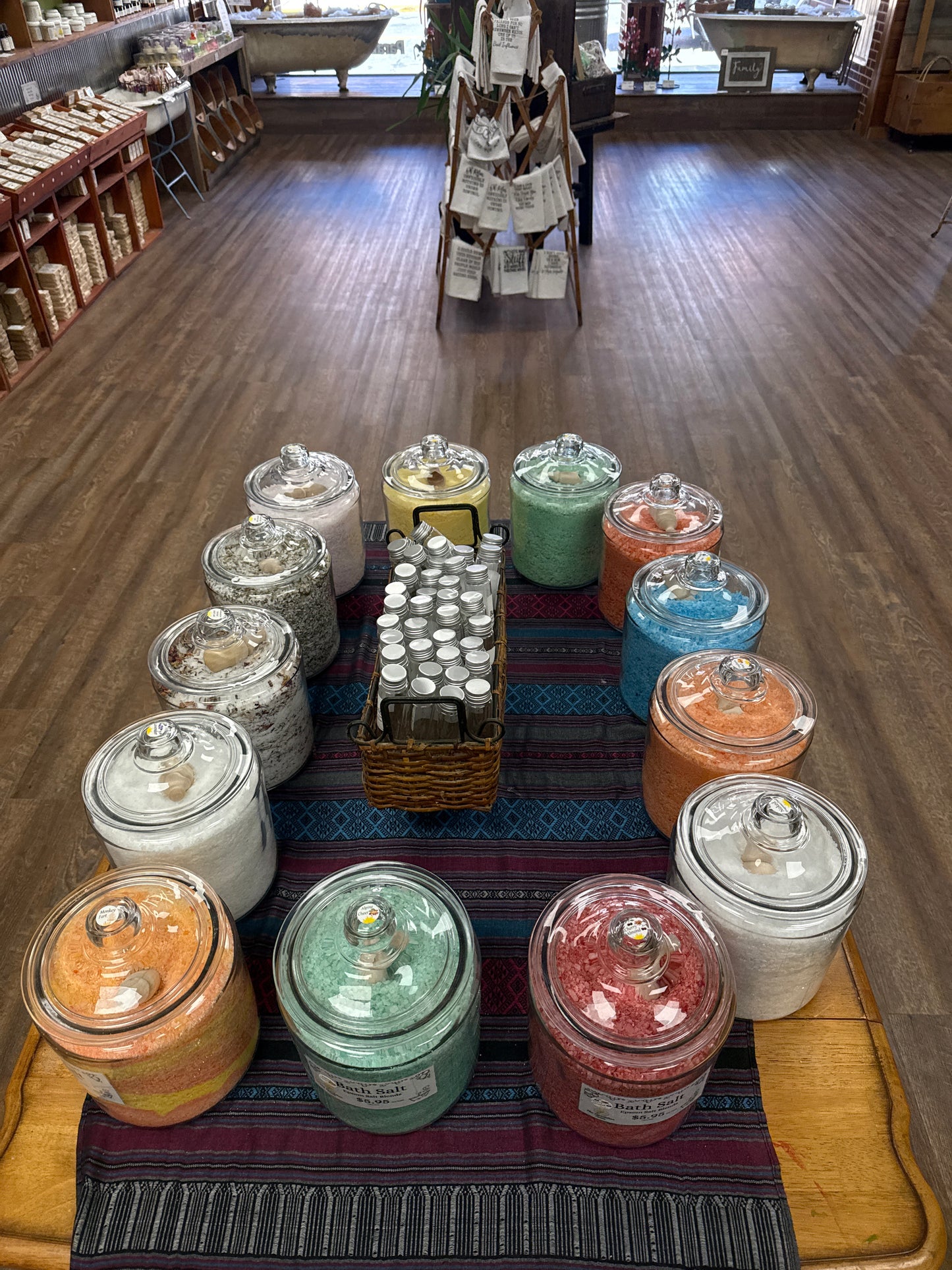 Bath Salt Bar Tubes
