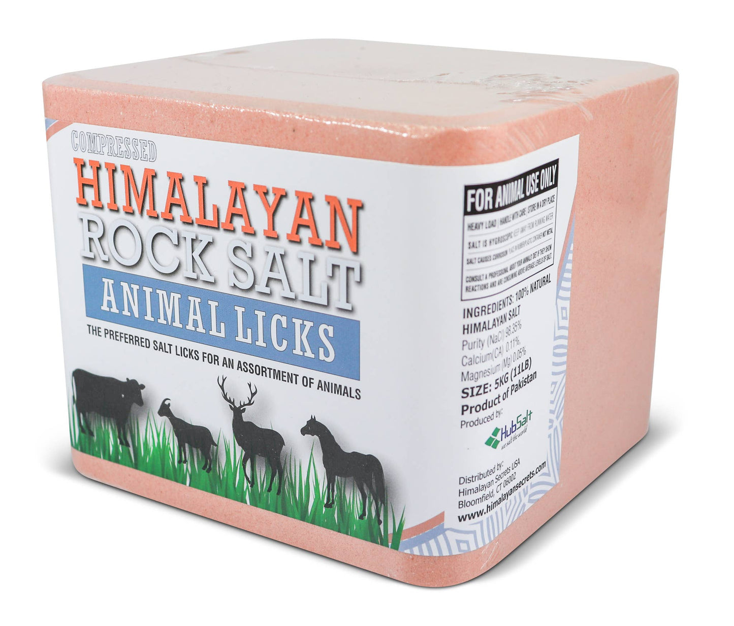 Compressed Himalayan Rock Salt Animal Lick 5 KG