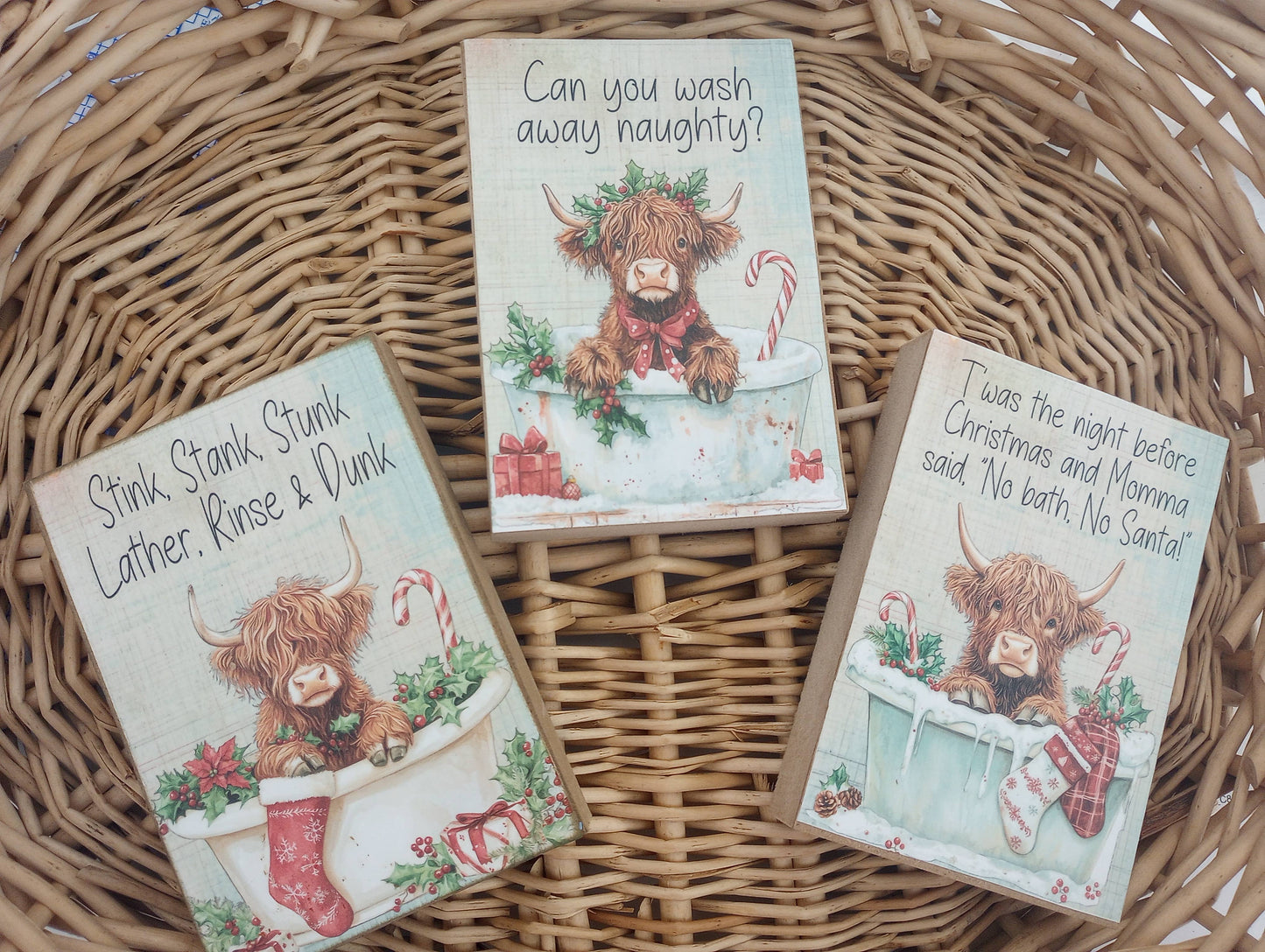 Naughty Highland Calves - Stink, Stank