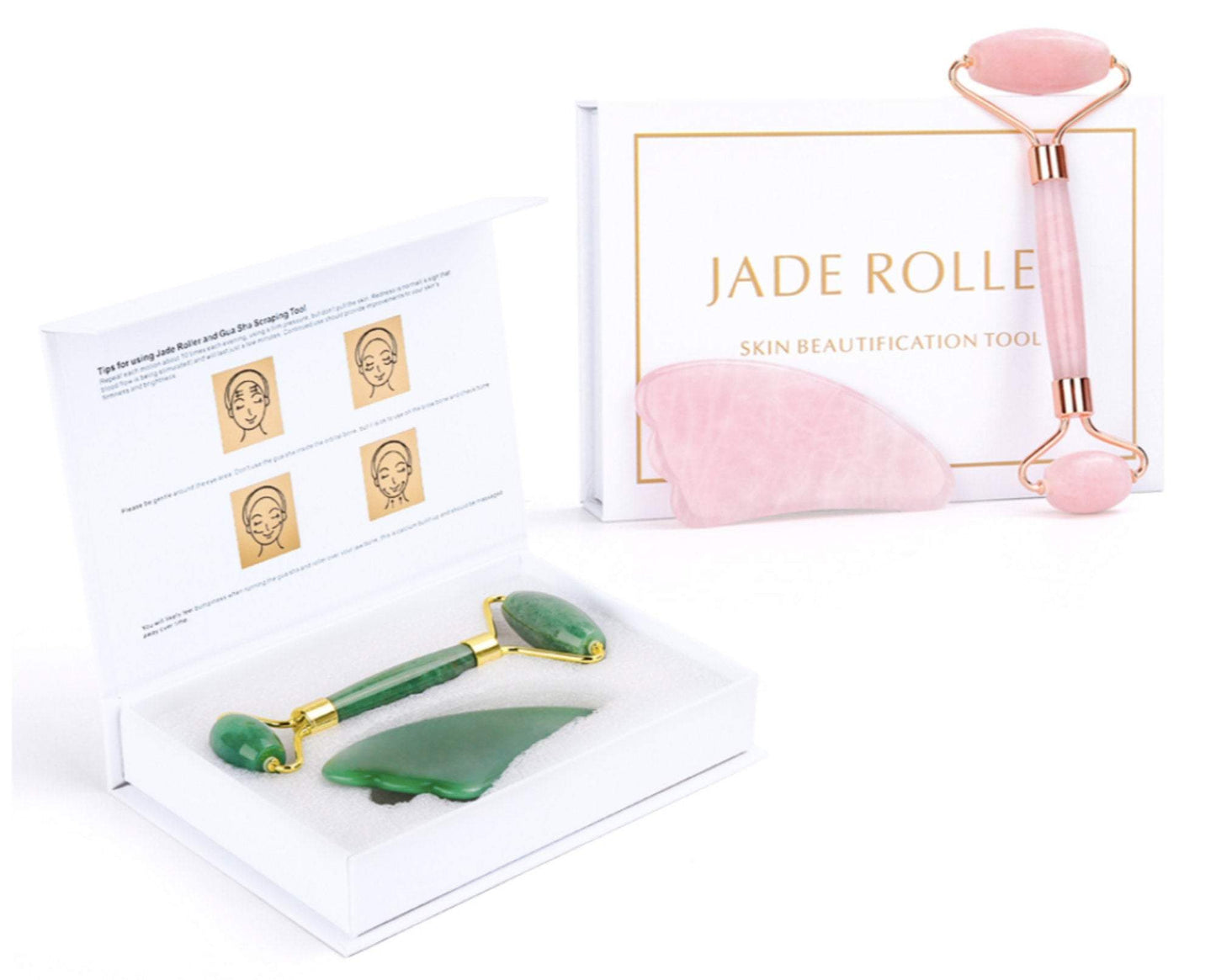 Jade Roller & Gua Sha Set