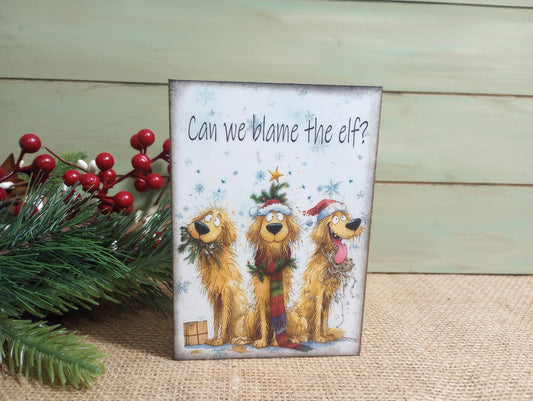 Christmas with Cats & Dogs - Blame the Elf