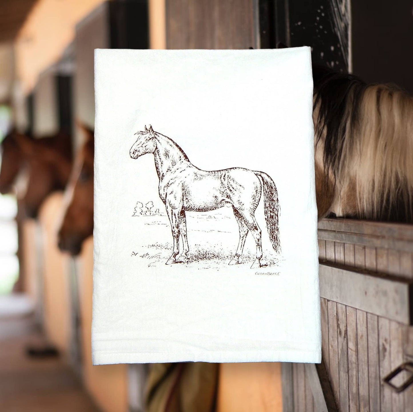 Horse Kitchen Towel | Tea Towels | Flour Sack Dish Towels