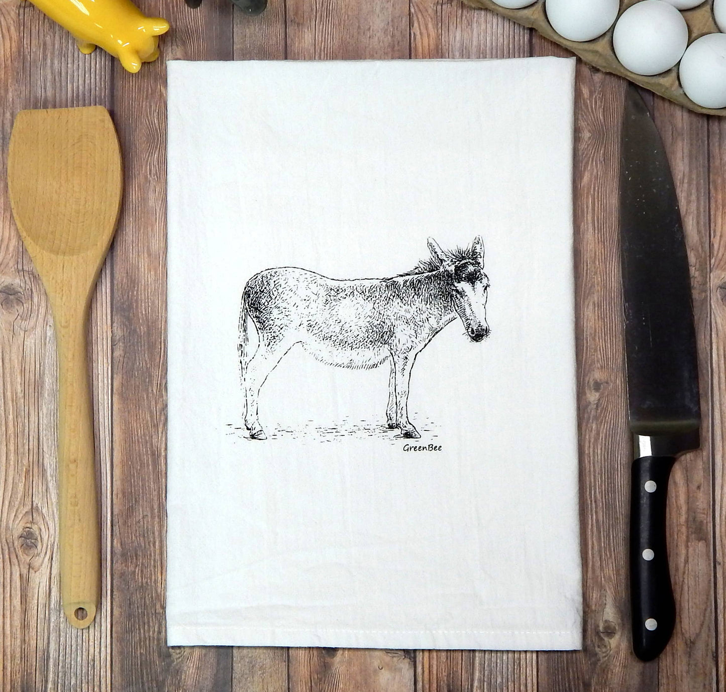 Donkey Kitchen Towel | Tea Towels | Funny Dish Towels