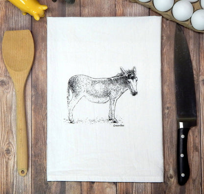 Donkey Kitchen Towel | Tea Towels | Funny Dish Towels