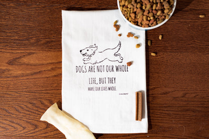 Dog Life Dish Towel | Tea Towels | Funny Kitchen Towels