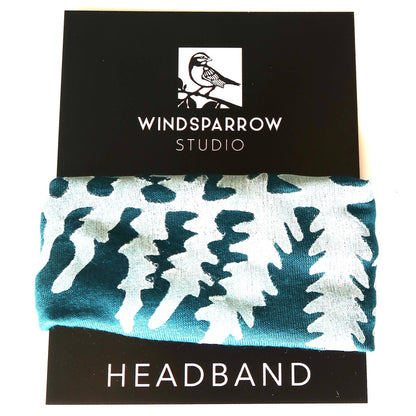 Colorful Botanical Headband Collection (white ink)