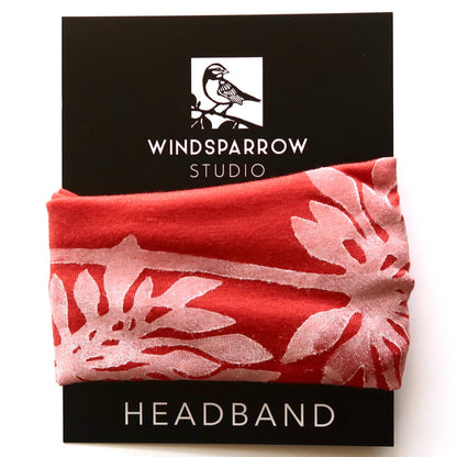 Colorful Botanical Headband Collection (white ink)