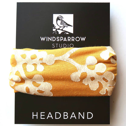 Colorful Botanical Headband Collection (white ink)