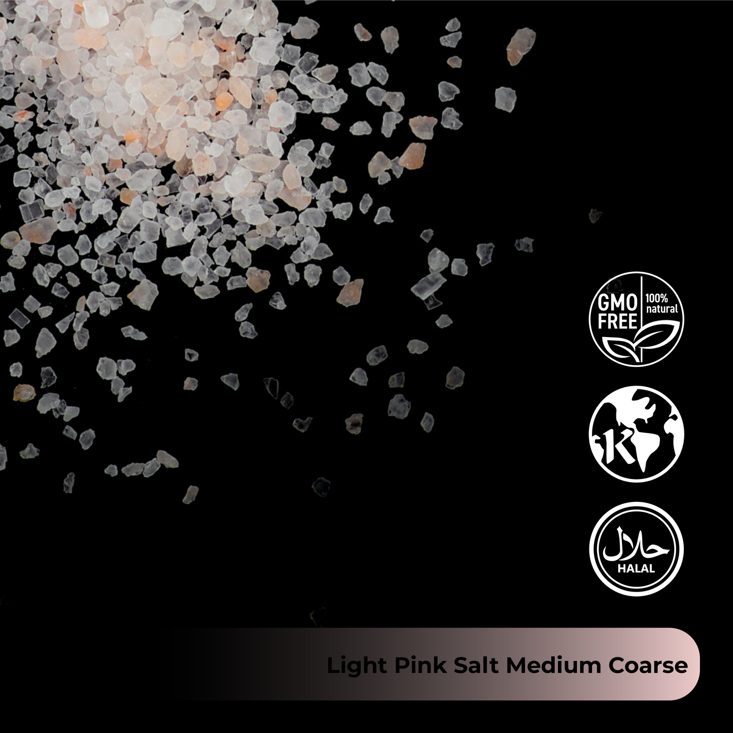 44 Lbs Edible Himalayan LIGHT Pink Salt Medium Coarse Grain