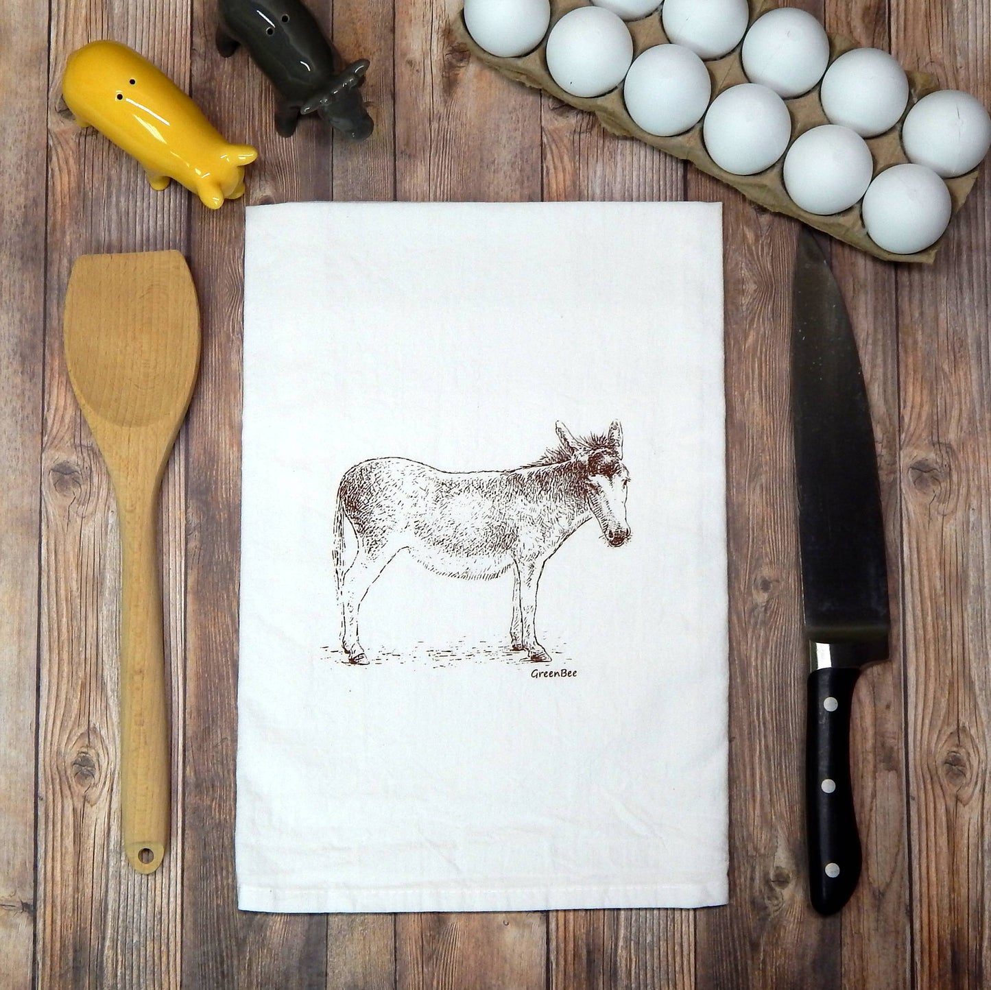 Donkey Kitchen Towel | Tea Towels | Funny Dish Towels