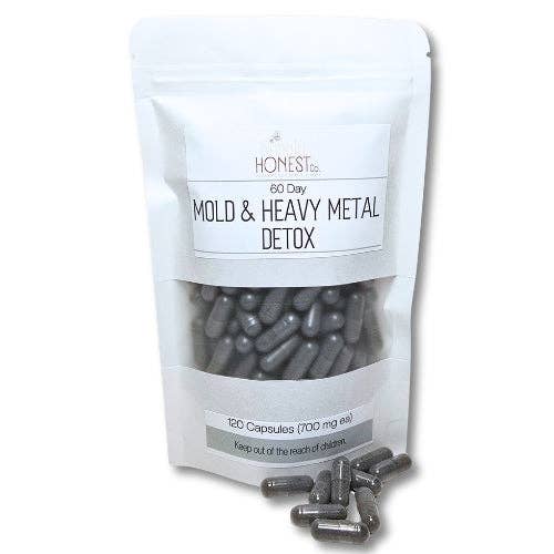 Mold Heavy Metal Detox | Plant Based Detox Supplement Capsules – 60 Days