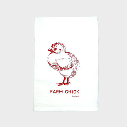 Farm Chick Kitchen Towel | Tea Towels | Chicken Dish Towels