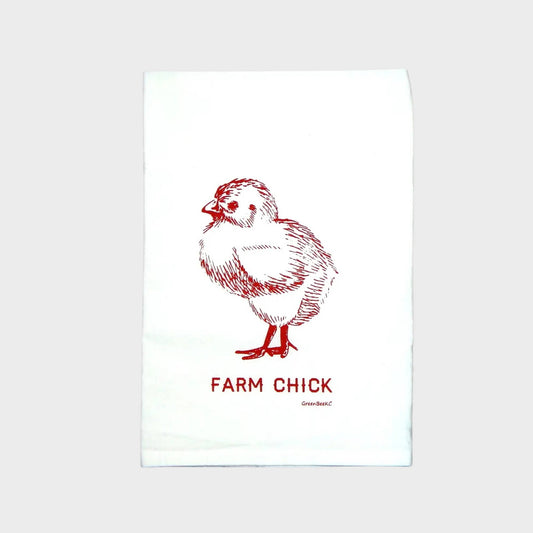 Farm Chick Kitchen Towel | Tea Towels | Chicken Dish Towels