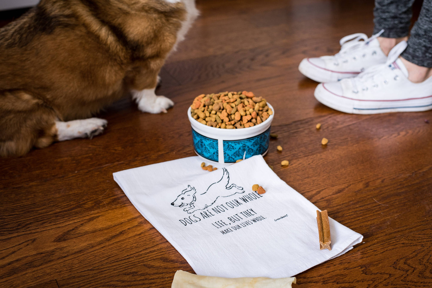 Dog Life Dish Towel | Tea Towels | Funny Kitchen Towels