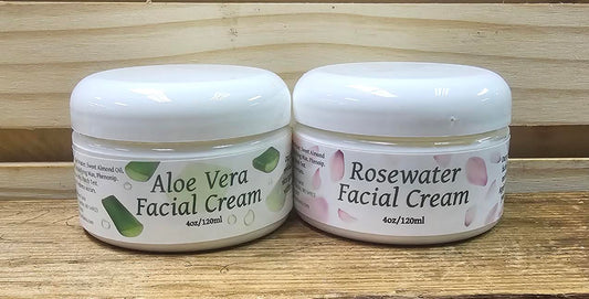 Facial Cream- Aloe & Rosewater