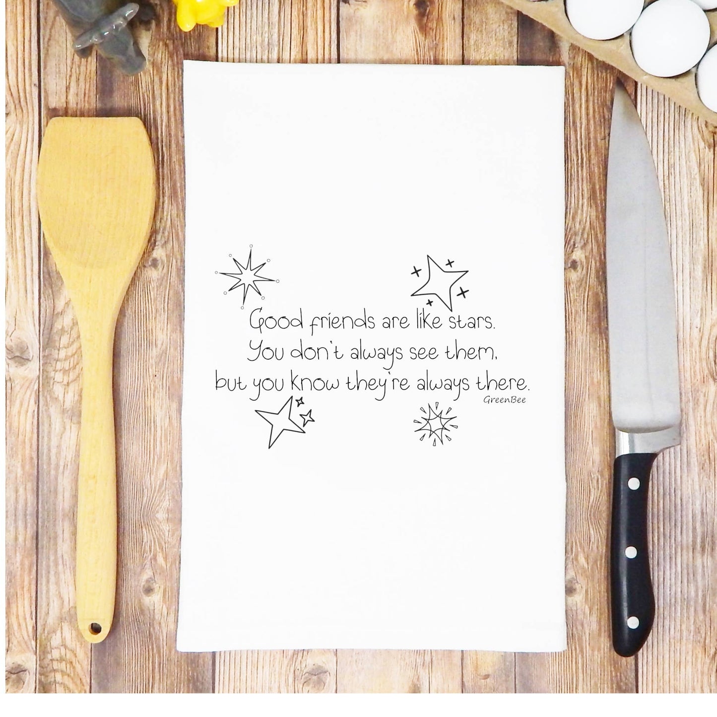 Friendship Like Stars Dish Towel | Tea Towels | Dish Towels