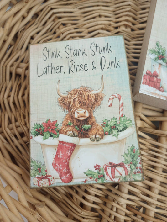 Naughty Highland Calves - Stink, Stank