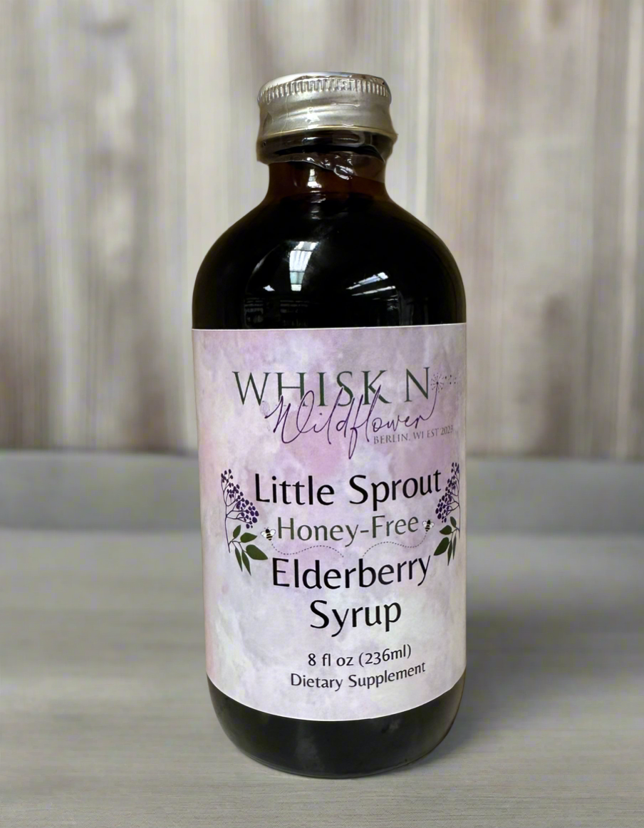 Little Sprout Elderberry Syrup (Honey Free)