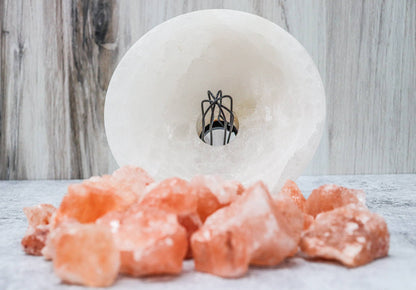 Himalayan Salt "Fire On Ice" Abundance Bowl 7"