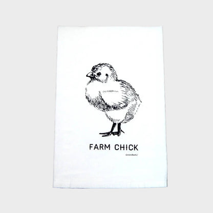 Farm Chick Kitchen Towel | Tea Towels | Chicken Dish Towels