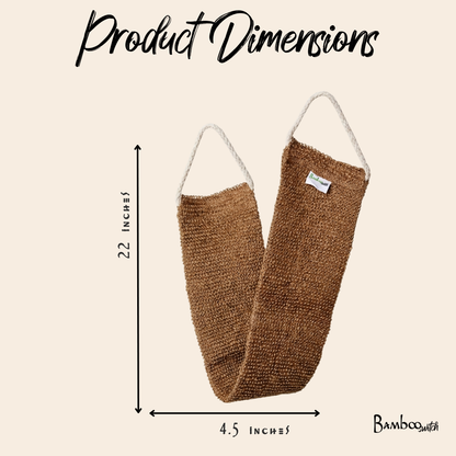 Sisal Linen Back Exfoliating Strap | Earth Day Bestseller