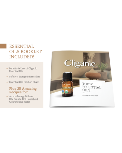 Essential Oils Set - Organic Aromatherapy Set (5ml)