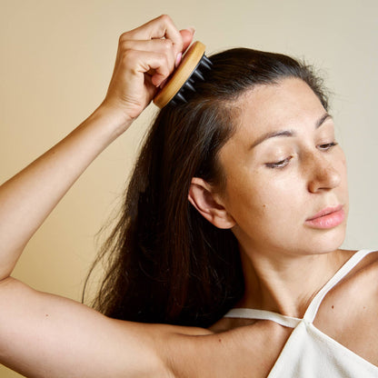 Bamboo and Silicone Scalp & Body Massager | Earth Day Best