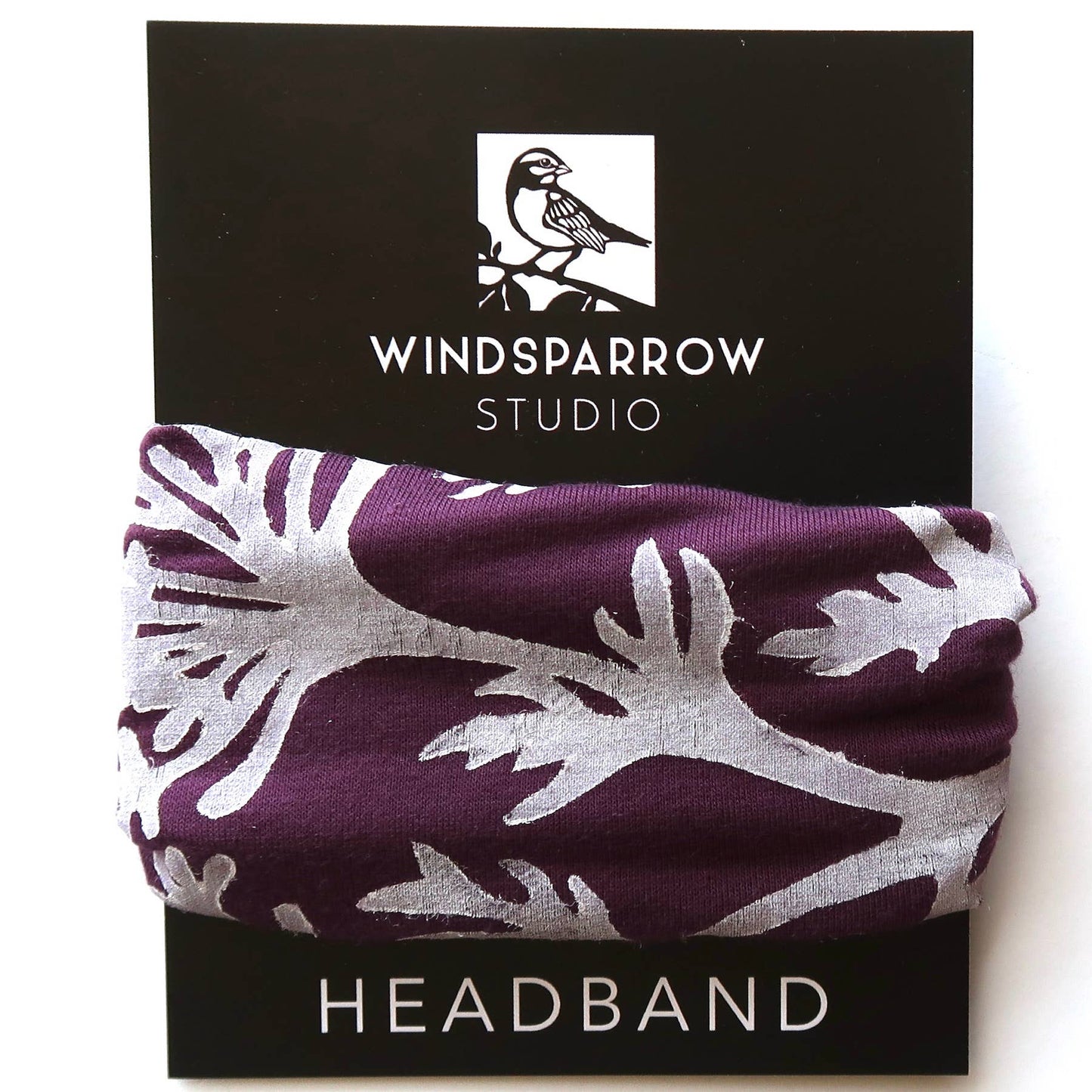 Colorful Botanical Headband Collection (white ink)
