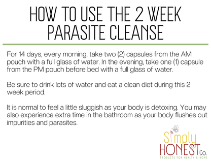 Parasite Cleanse - 2 Week Capsule Regimen