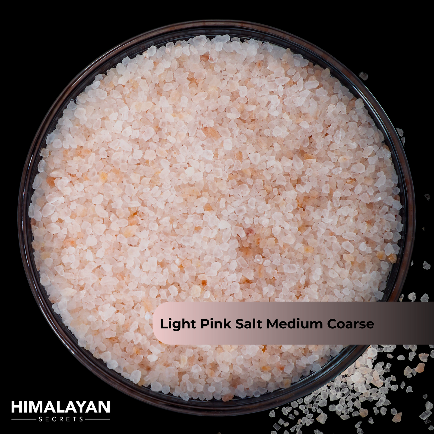 44 Lbs Edible Himalayan LIGHT Pink Salt Medium Coarse Grain
