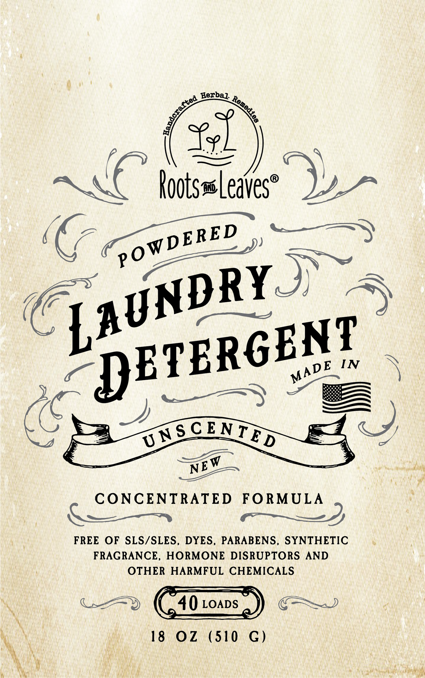 Powdered Laundry Detergent - Unscented