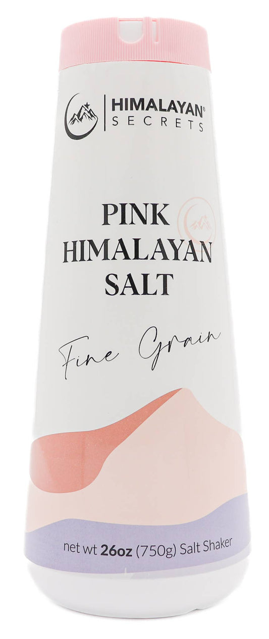 26 oz Edible Himalayan Dark Pink Salt - Fine Shaker