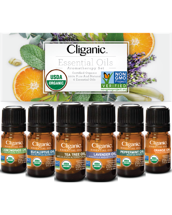 Essential Oils Set - Organic Aromatherapy Set (5ml)