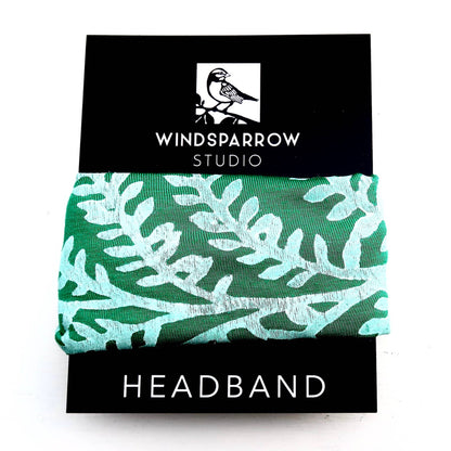 Colorful Botanical Headband Collection (white ink)