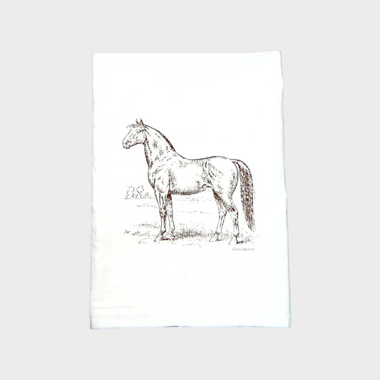 Horse Kitchen Towel | Tea Towels | Flour Sack Dish Towels